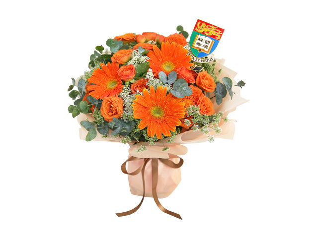 Florist Flower Bouquet - University of Hong Kong Graduation Flower Bouquet MN01 - HG0622B9 Photo