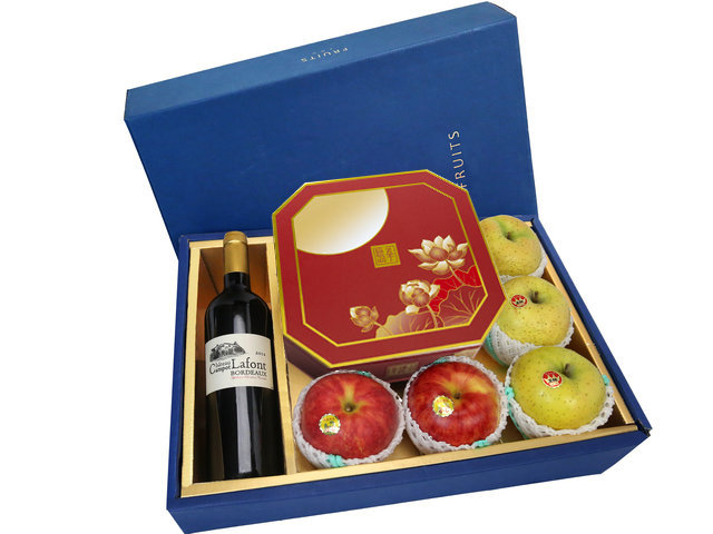 Fruit Basket - Mid Autumn Peninsula Moon Cake Fruits Gift Box B14 - 0DB0625E4 Photo