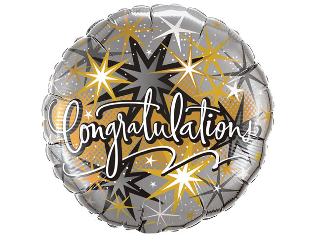 Gift Accessories - Congratulations 18 inches Helium Balloon 1101A1 - BN1101A1 Photo