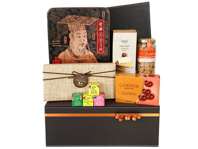 Mid-Autumn Gift Hamper - Mid Autumn Mailable Moon Cake Basket A19 - MM0615A1 Photo