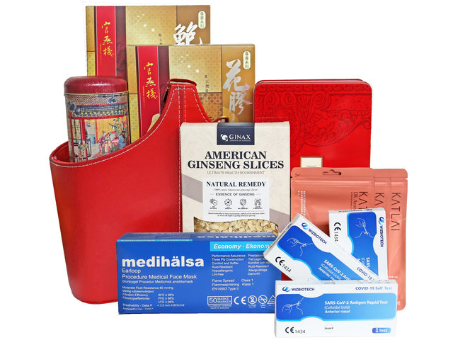 Wine n Food Hamper - WFH Virus Protect & Antigen Rapid Test Gift Hamper AN13 - AVH0221A3 Photo